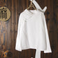 Cotton linen shirt shirt top