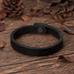 European And American Fashion Minimalist Men's Vintage Sparkling Style Leather Bracelet Unique Punk Style
