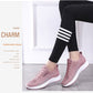 Flat Flying Woven Breathable Mesh Surface Sneaker Women's Casual Soft Bottom Shoes