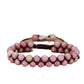 Double Row Bracelet Natural Stone Double Woven Adjustable Bracelet