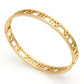 Roman numerals rose gold bracelet