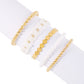 Geometric Popular Vacation Style Beaded Bracelet Suit