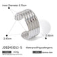 Retro Style 18K Gold Stainless Steel Multi-layer Tube Glossy Bracelet