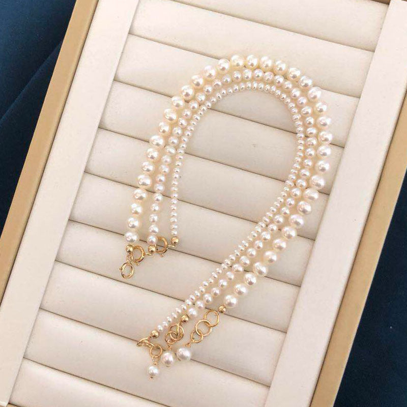 Pearl Bracelet 14 Pack Gold 925 Sterling Silver Clasp