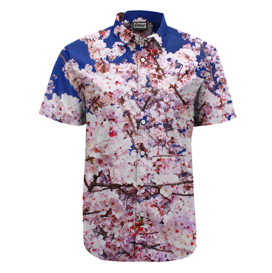 Short Sleeve Plus Size Shirt Vacation Shirt Cardigan Lapel Vintage Shirt