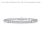 Sterling Silver D Color Moissanite Tennis Bracelet For Women