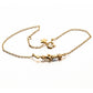Sterling Silver 14K Gold Plated Zircon Bracelet