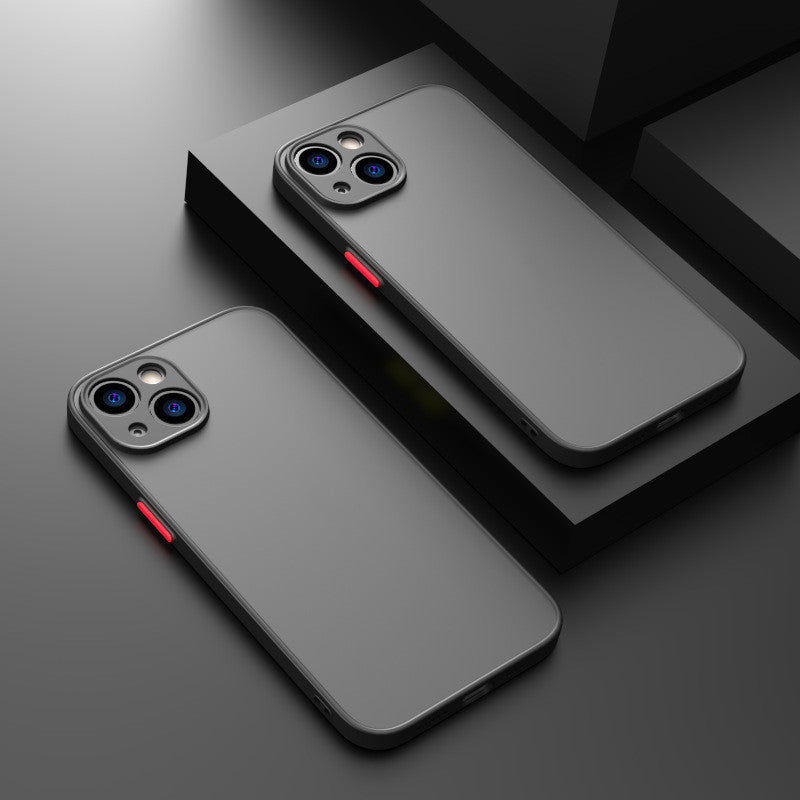 Suitable For  13pro Phone Case Iphone12 Skin Feeling Xs Max Eye Protection 8p Translucent XR Silicone 7 Frosted