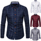 Long sleeve shirt square collar shirt