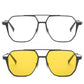 Driving Men's Three-in-one Magnetic Aluminum Magnesium Glasses