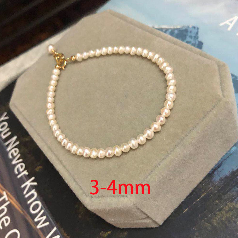 Pearl Bracelet 14 Pack Gold 925 Sterling Silver Clasp