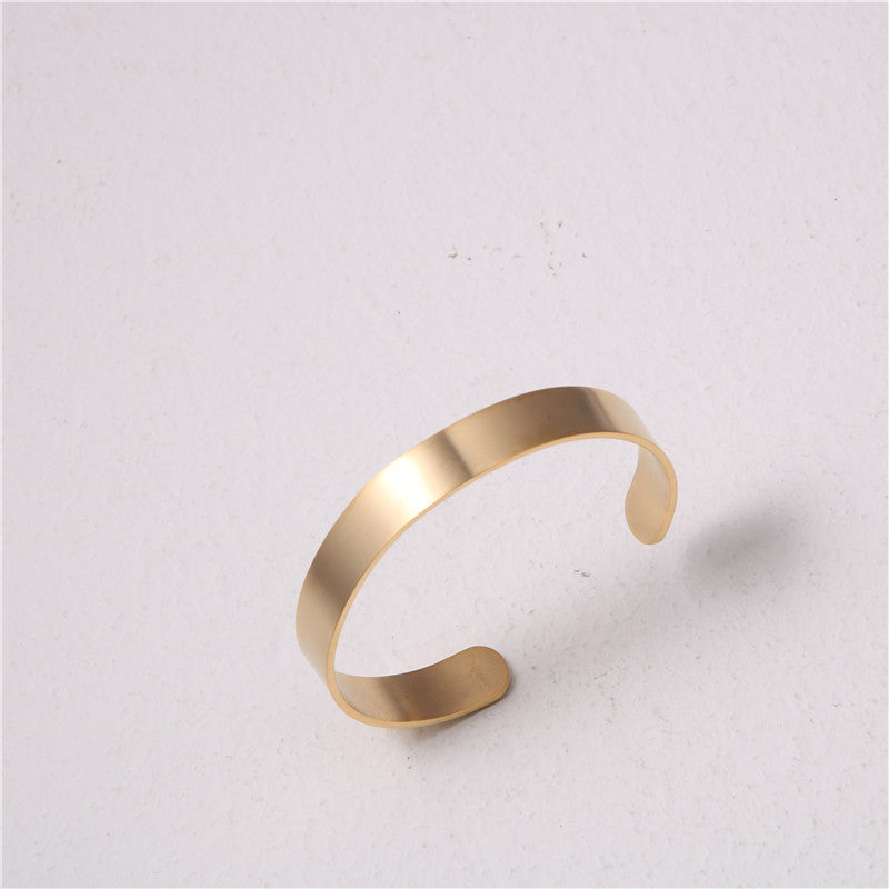 18K gold-plated titanium bracelet