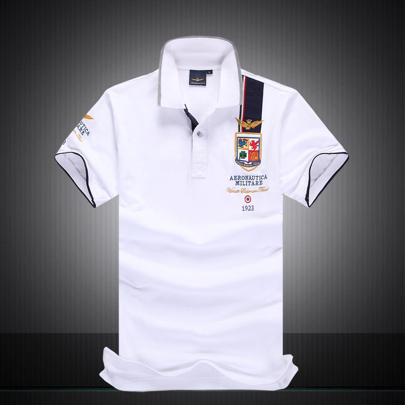 Spot Brand Men's Polo Shirt Lapel Short-sleeved T-shirt Cotton Hot Sale At AliExpress