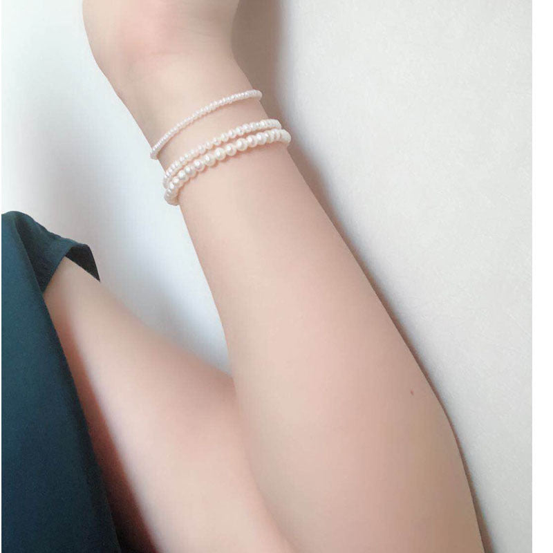 Pearl Bracelet 14 Pack Gold 925 Sterling Silver Clasp