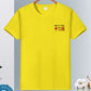 Pure Cotton Short-sleeved Bottoming Shirt T-shirt Compassionate Slim Half-sleeved Shirt