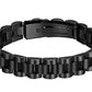 Couple's Watchband Buckle Haematite Magnet Titanium Steel Bracelet