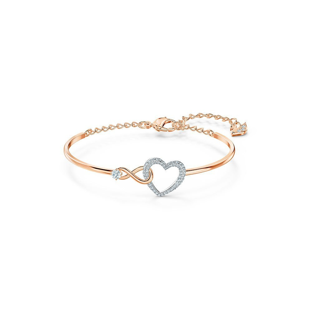 Eternal New Rose Gold Love Infinity Bracelet