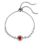 S925 Sterling Silver Bracelet Diamond Bracelet Starry Sky Round Bag Simple