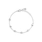 Women's S925 Sterling Silver Cute Heart Temperamental Niche Design Simple Bracelet