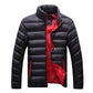 Korean version of the collar thick short men's cotton coat