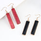 Natural Stone Drop Earrings