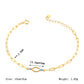Rectangular Chain Horse Eye Long Bracelet