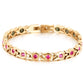 Wine Glass-shaped Inlaid Stone Bracelet Vacuum Plating Radiation Protection