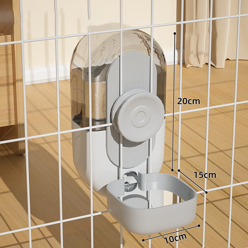 Hanging Automatic Pet Food And Water Dispenser Auto Gravity Rabbit Ferret Bunny Hedgehog Feeder And Water Dispenser Sets Cat Dog Food And Water Dispenser Food Bowl For Cage Hanging