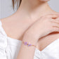 Purple Myosotis Sylvatica Small Flower Bracelet