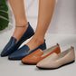 Simple Pointed Snake Pattern Flat Pumps Foreign Trade Slip-on Lazy Shoes