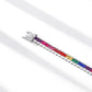 New Rainbow Zircon Bracelet Female S925 Silver