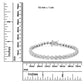 .925 Sterling Silver 1.0 Cttw Miracle Plate Set Diamond Bezel Link Design Tennis Bracelet (I - J Color, I3 Clarity) - Real Vision