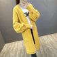 Women's knitted cardigan sweater