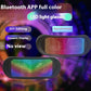 Full Color Luminous Glasses Bluetooth Full Color Dynamic Blinds Glasses Party Cheering Props