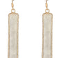 Natural Stone Drop Earrings