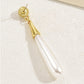 Pearl Earrings Drop-shaped Long Earrings Niche
