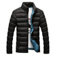 Korean version of the collar thick short men's cotton coat