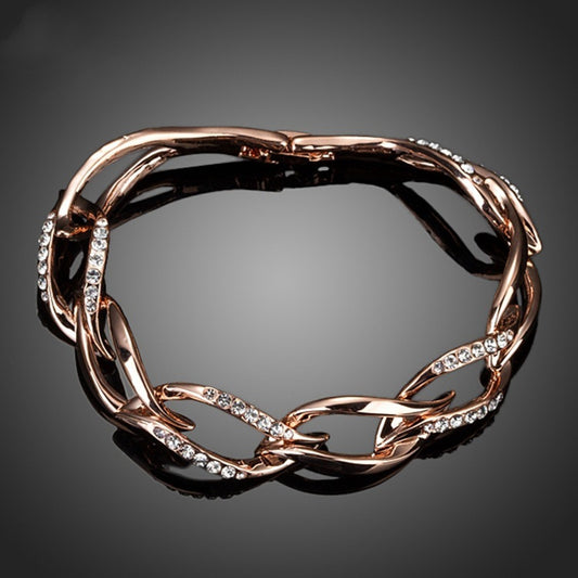 18K rose gold female bracelet