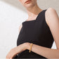 Gold-plated thick chain opening bracelet