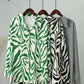 Loose Stripe Pants Set Elegant Long Sleeve Top