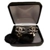 Chic Black Fur Design Earrings
