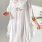 Tassel Cutout Scoop Neck Cover-Up Dress