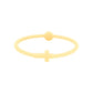 Simple Thin Cross Silicone Bracelet