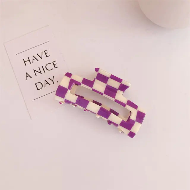 Rectangle Hair Claw Clips