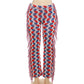 Knit Colorful Plaid Pants