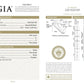 GIA Certified 14k White Gold 1.00 Cttw Diamond Halo Engagement Ring (G-H Color, I1-I2 Clarity)