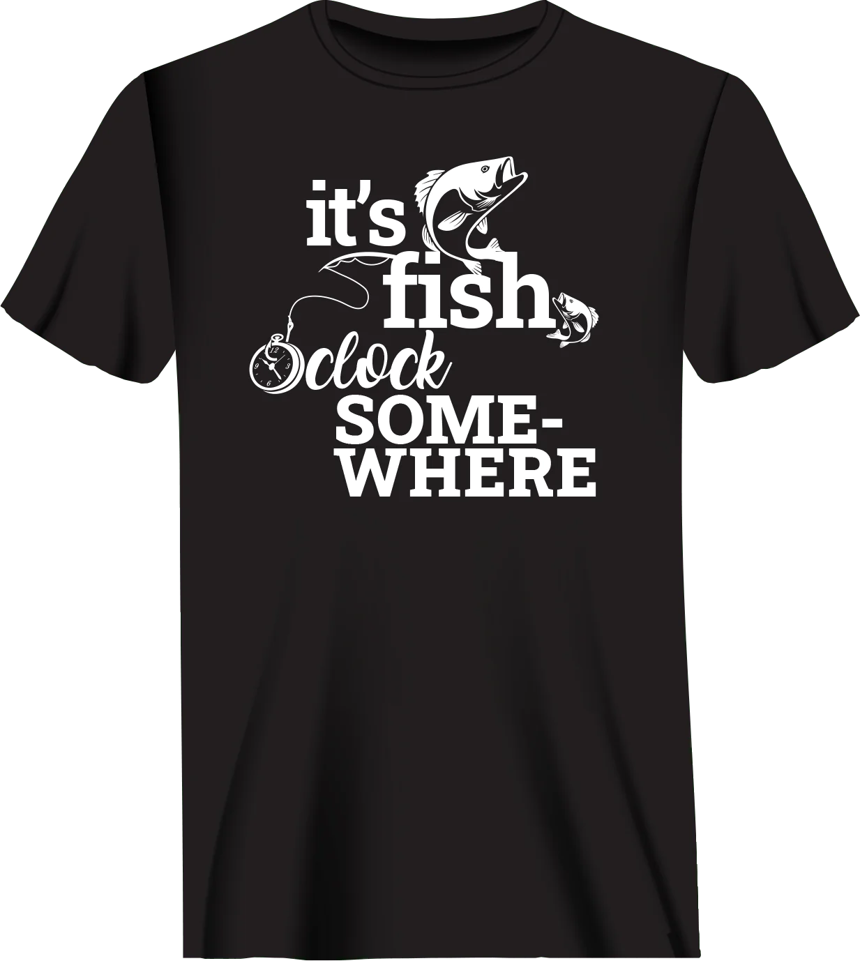 Its Fishing o'Clock T-Shirt for Men