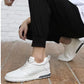 Sneakers Men Elevator Shoes Fashion Soft Leather