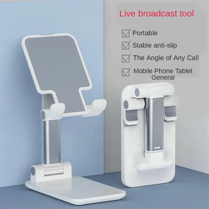 Adjustable Cell Phone Tablet Stand Desktop Holder Mount Mobile Phone iPad iPhone