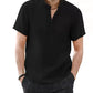 Men’s Casual Cotton Linen T-Shirt